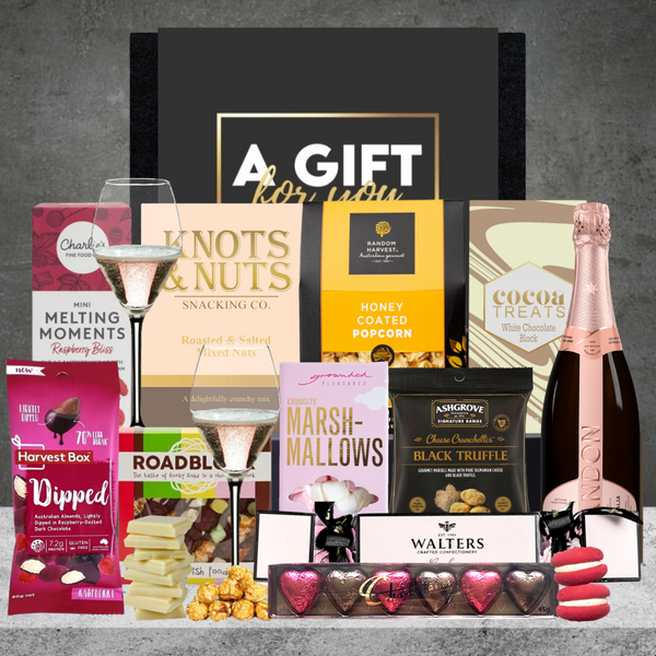 Chandon Rose Gift Basket For Her Featured Image