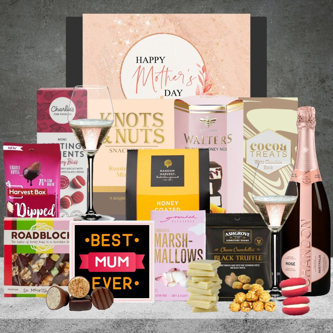 Chandon Rose Gift Basket For Mum Featured Image