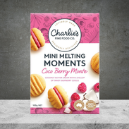 Charlie's Cookies Mini Melting Moments Coco Berry 100g