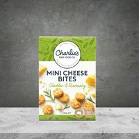 Charlie's Fine Foods Cheddar & Rosemary Mini Cheese Bites 100g