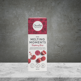 Charlie's Fine Foods Raspberry Bliss Mini Melting Moments 100g