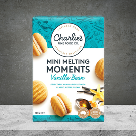 Charlie's Fine Foods Vanilla Bean Mini Melting Moments 100g