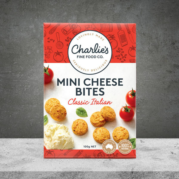 Charlie's Fine food Co. Classic Italian Mini Cheese Bites 100g