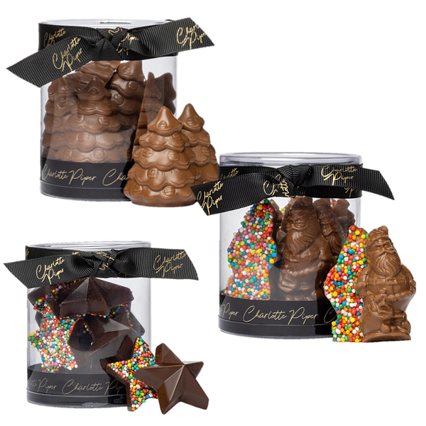 Charlotte Piper Christmas Chocolate Varieties 100g