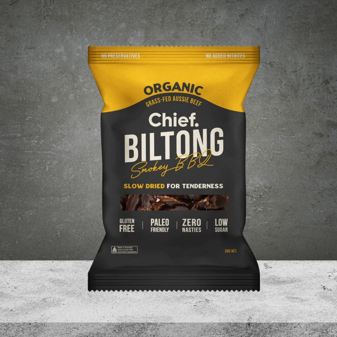 Chief Nutrition Smokey BBQ Biltong 30g