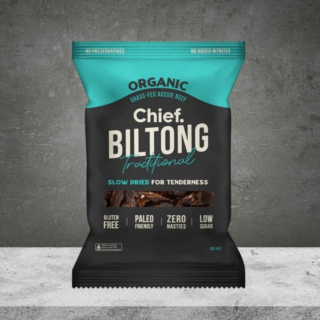 Chief Nutrition Traditional Beef Biltong 30g