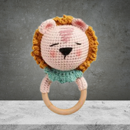 Chippi & Co Handmade Knitted Rattle Ring
