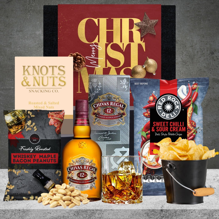 Chivas Regal Christmas Whisky & Snack Hamper 