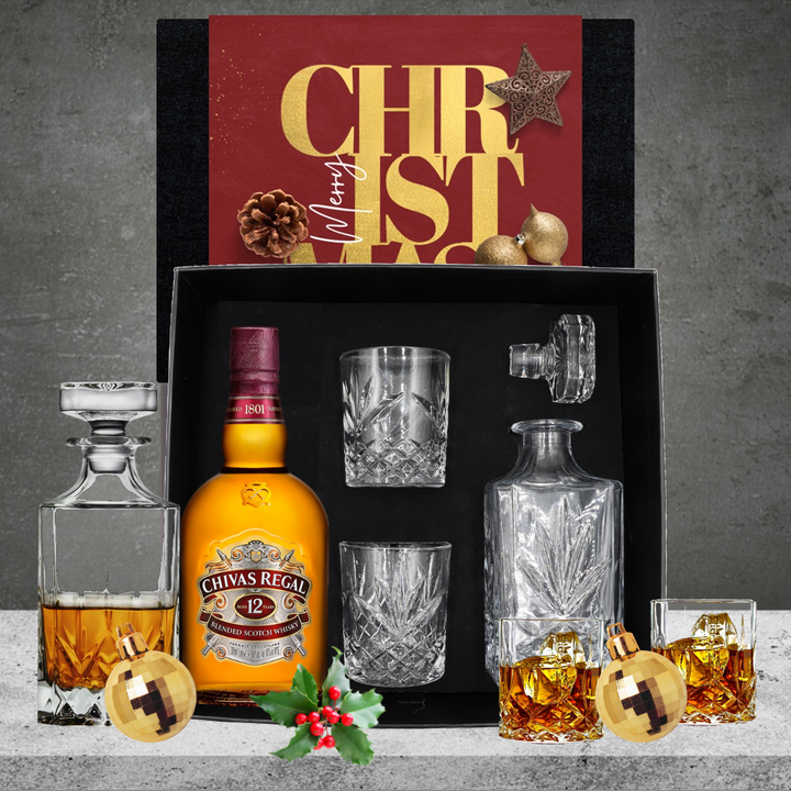 Chivas Whiskey Decanter Christmas Hamper Featured Image