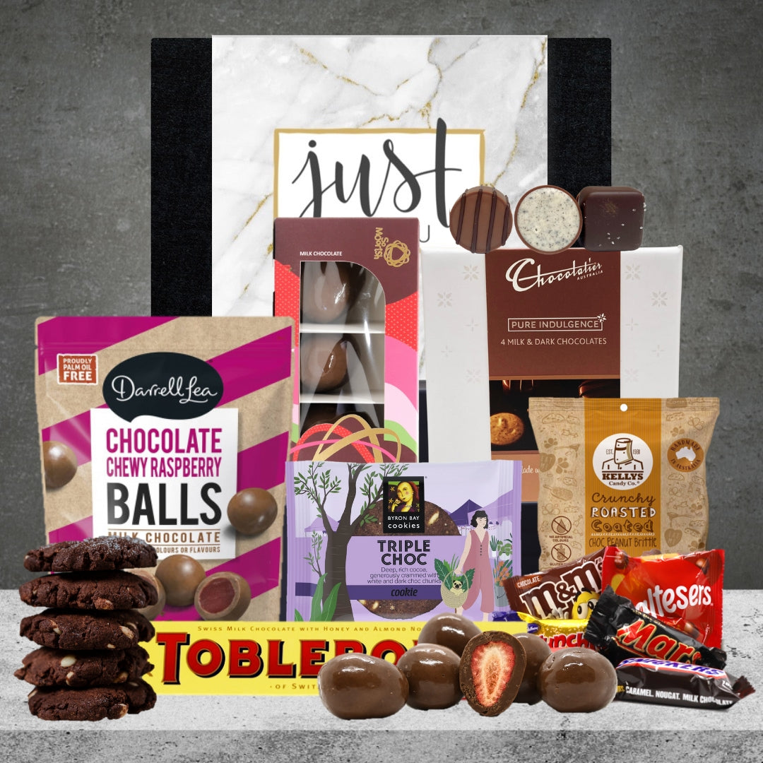 Chocolate & Snack Hamper For Her Featured Image