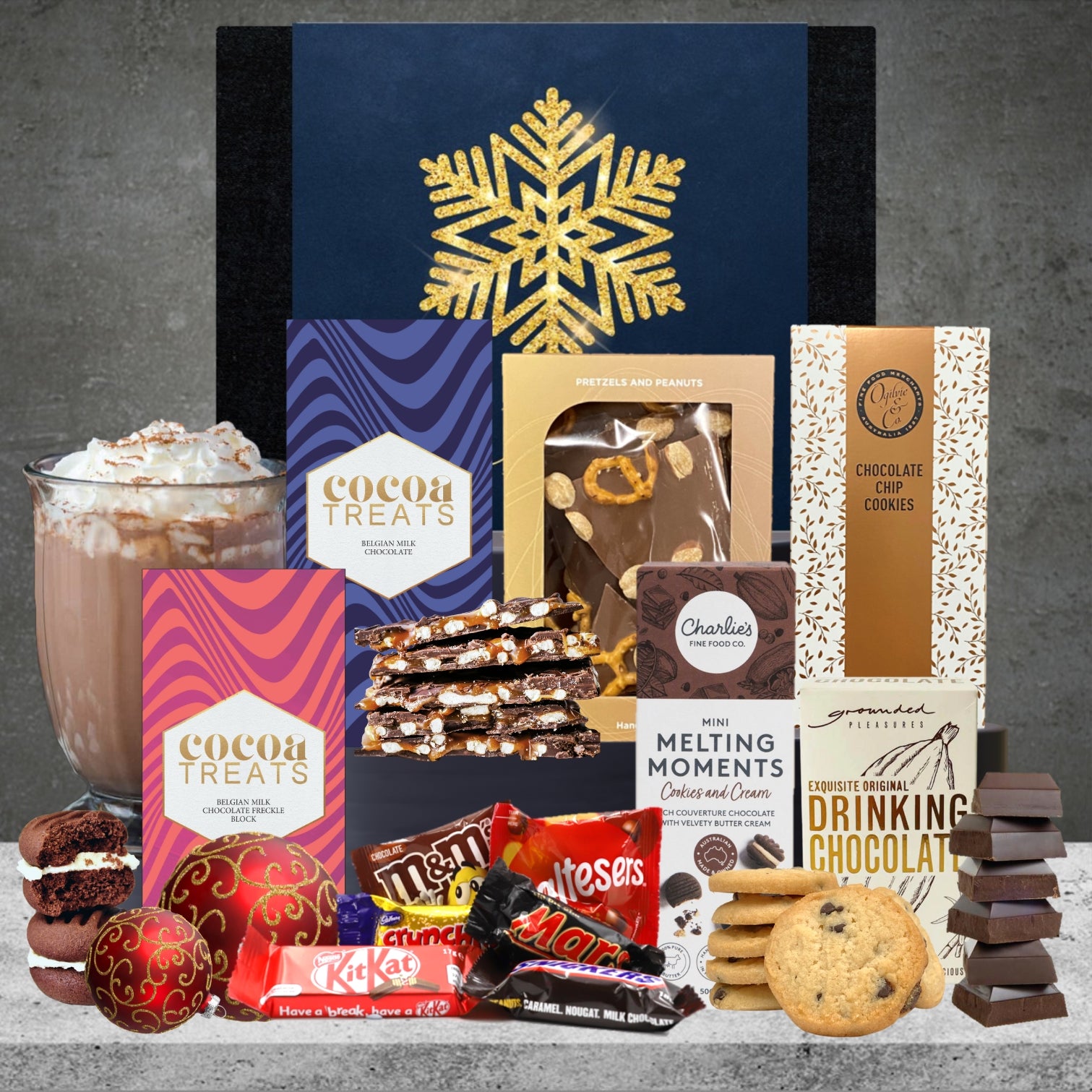 Chocolate & Snacks Christmas Hamper Featured Image