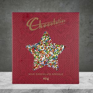Chocolatier Christmas Star Speckle 40g