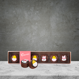Chocolatier Easter Caramel Chocolates 6 Pack 80g