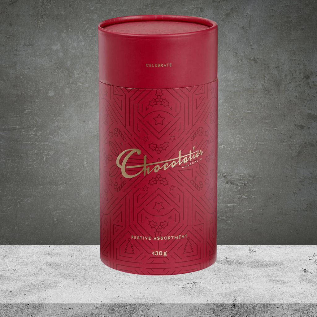 Chocolatier Festive Assortment Canister 130g Xmas