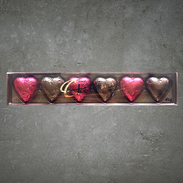 Chocolatier Pink & Mocha Hearts 45g