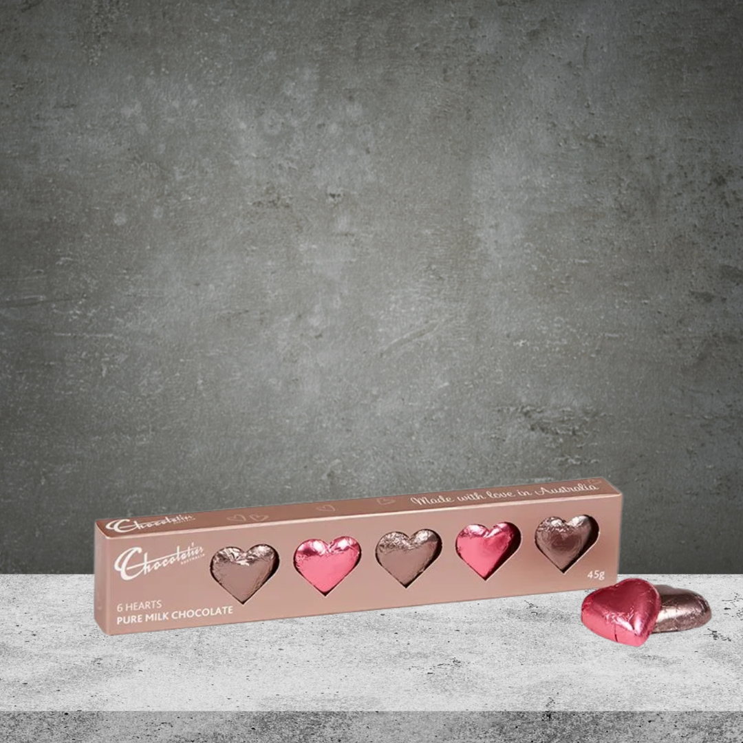 Chocolatier Pink & Mocha Valentine's Hearts 45g