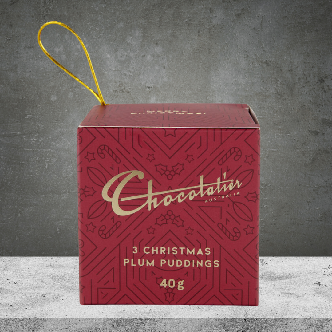 Chocolatier Red Christmas Gift Cube 40g