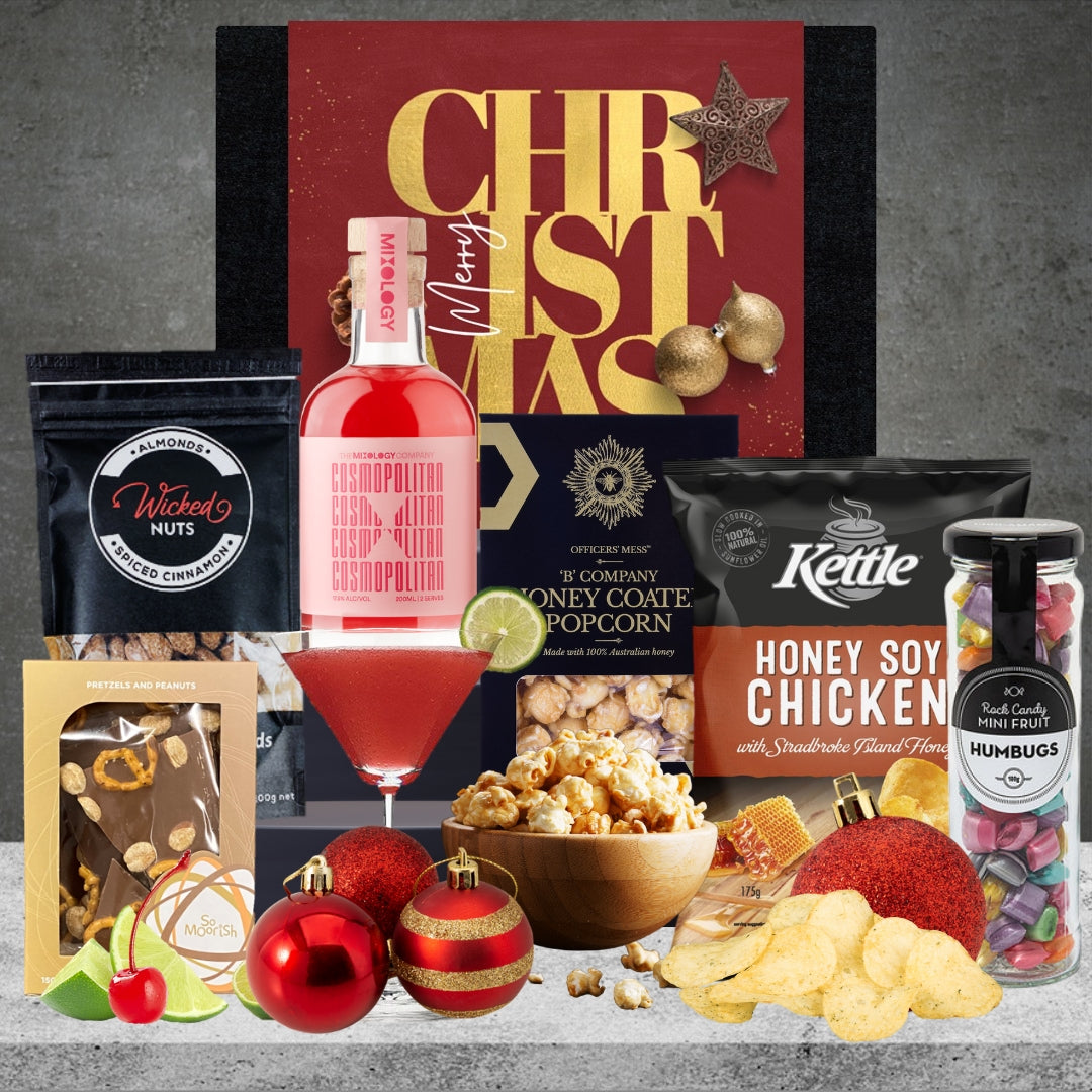 Christmas Cocktail Hamper For Her with Cosmo