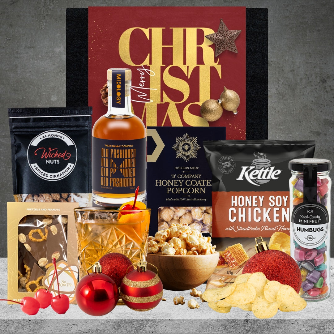 Christmas Cocktail Hamper For Her with Old Fashioned