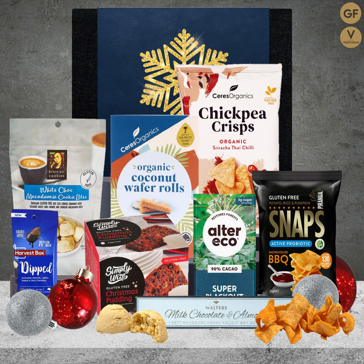 Christmas Gluten Free Snacks Hamper Featured Image