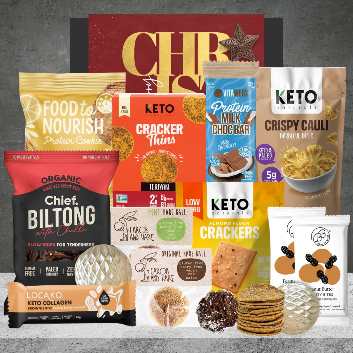 Christmas Keto Snack Hamper