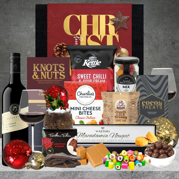 Christmas Pudding & Wine Hamper thumbnail image