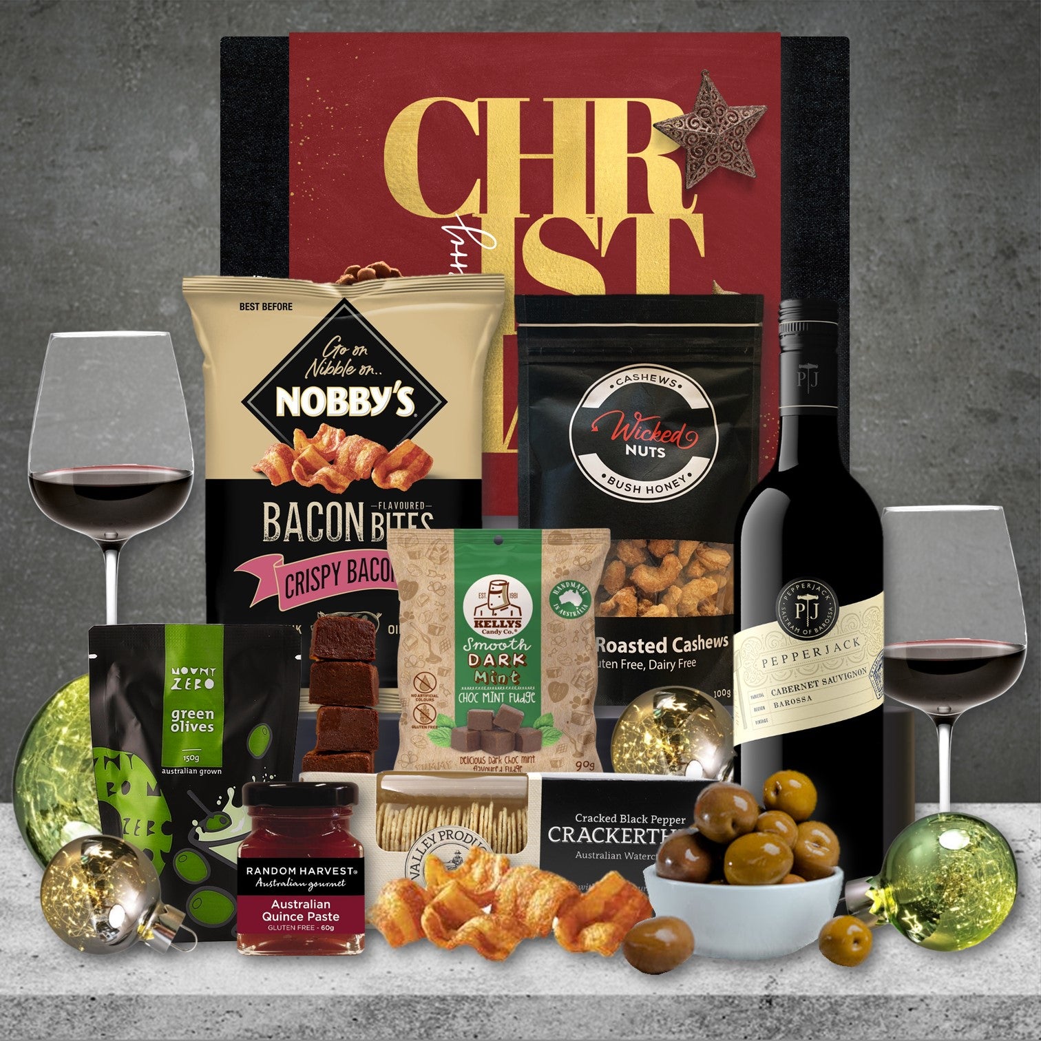 Christmas Red Wine Hamper For Him Featured Image