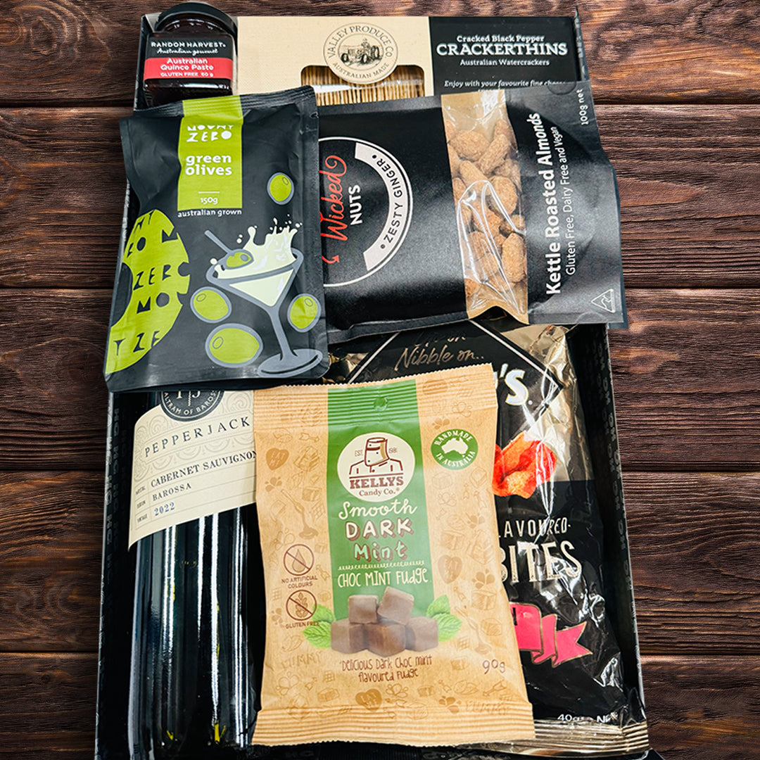 Christmas Red Wine Hamper For Him Ingredients