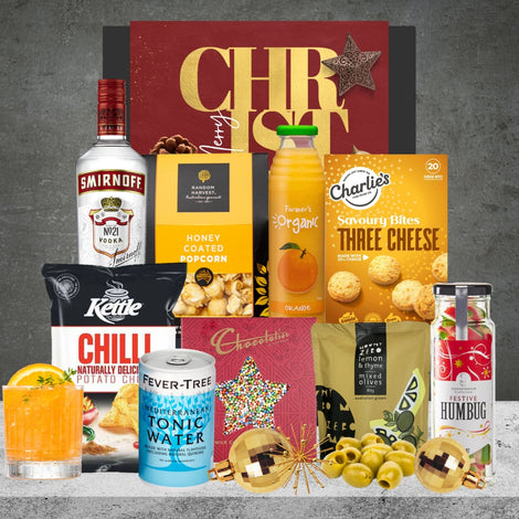 Christmas Sprits Hamper with Smirnoff Vodka 700ml