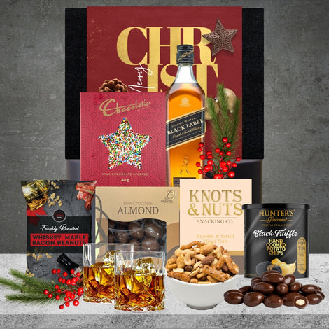 Christmas Whisky & Snack Hamper Johnnie Walker Black