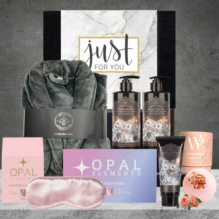 Comforting winter Night in with Honey Homeware Dark Luxury Bath Robe