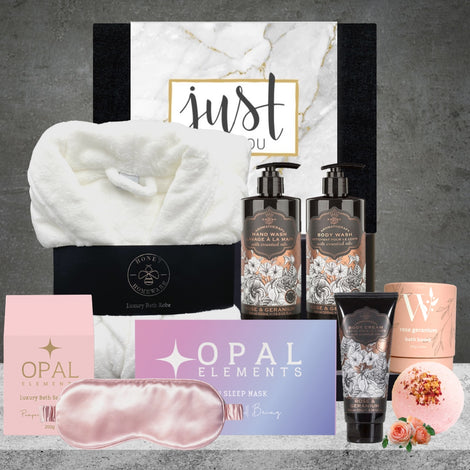 Comforting winter Night in with Honey Homeware White Luxury Bath Robe