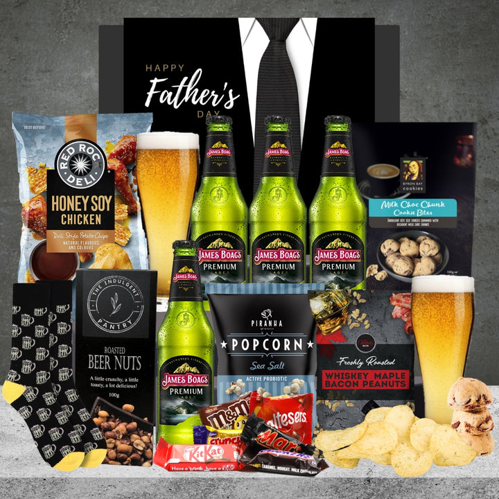 Dad's The Best Hamper with James Boags four bottles