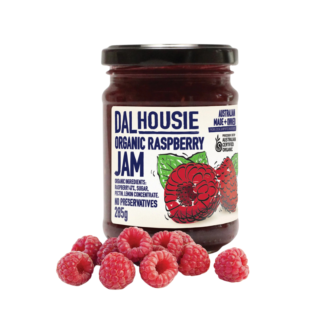 Dalhousie Organic Raspberry Jam 285g