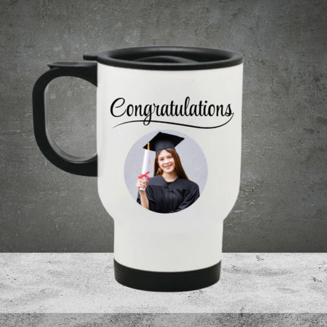 Design Your Own Label Travel Mug