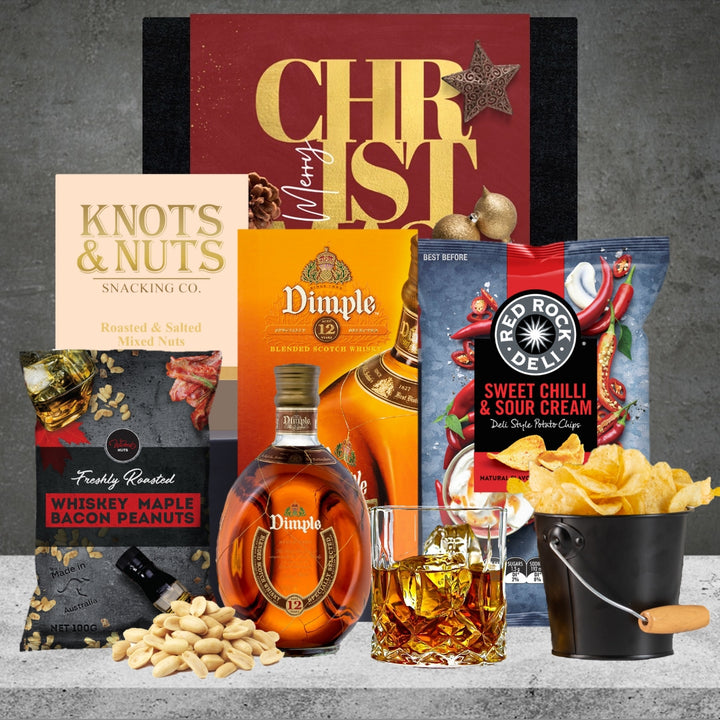 Dimple Christmas Whisky & Snack Hamper