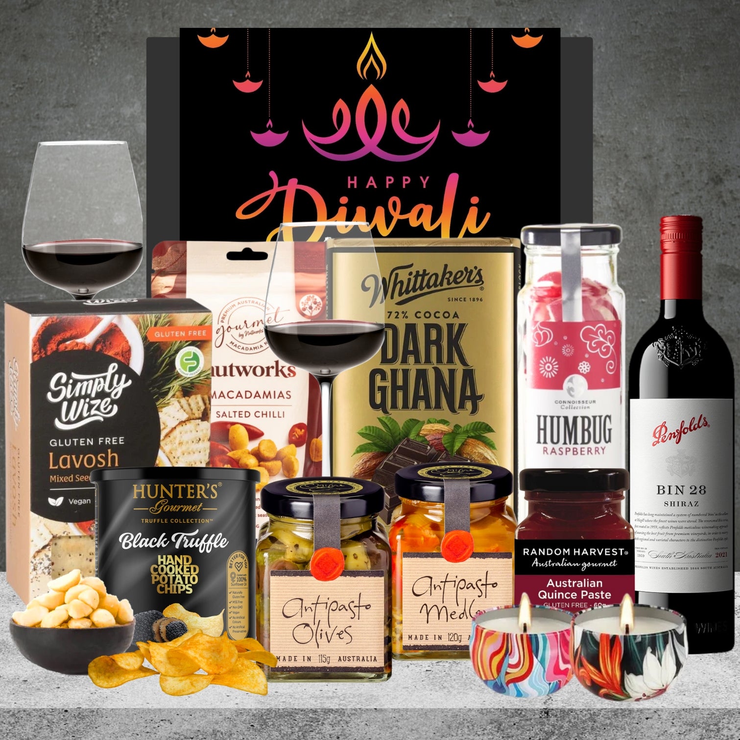 Diwali Vegan Wine Gift Hamper Featured Image