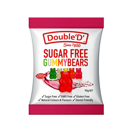 Double D Sugar Free Gummy Bears 90g