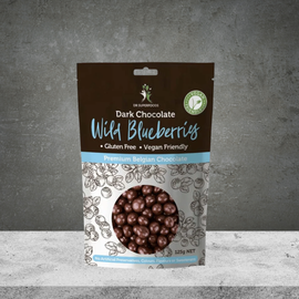 Dr Superfoods Organic Chocolate Coated Wild Blueberries 125g