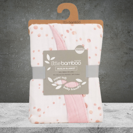 Little Bamboo Muslin Blanket - Dusty Pink