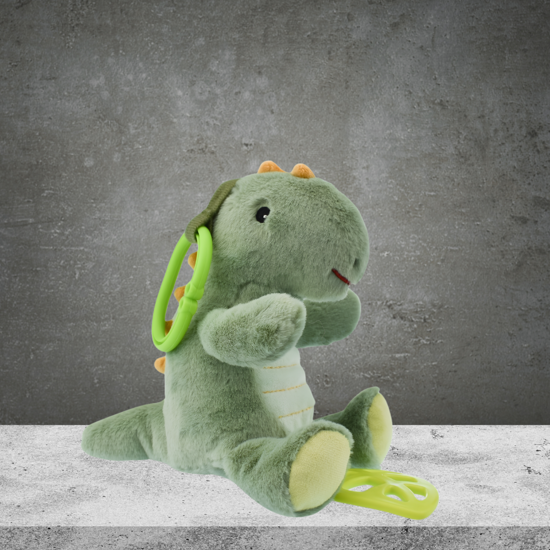Eleganter Snuggle Buddy Minty Dinosaur Jiggler