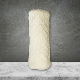 Emotion & Kids Cream Lace Knit Bassinet Blanket