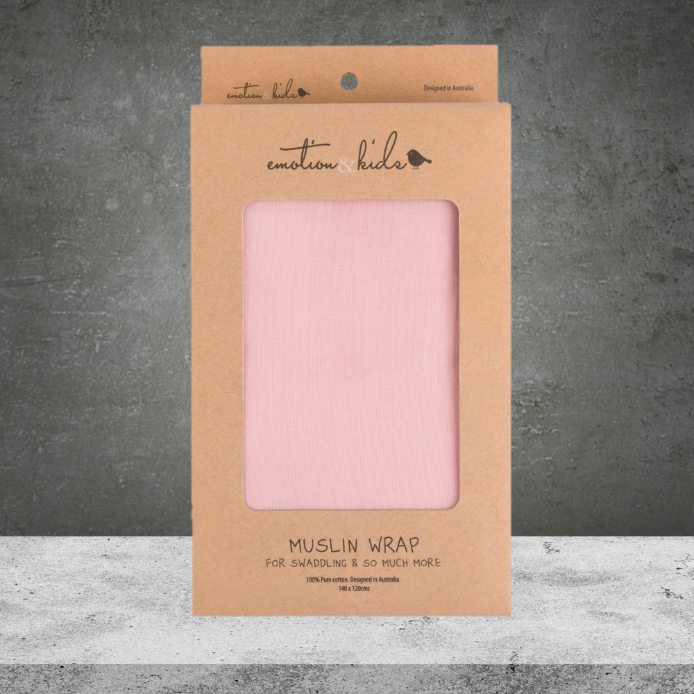 Emotion & Kids Pink Muslin Wrap