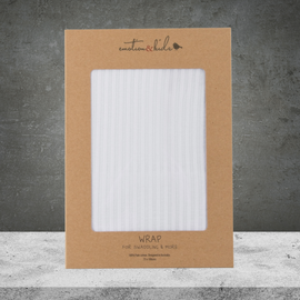 Emotion & Kids White Stripe Cotton Wrap
