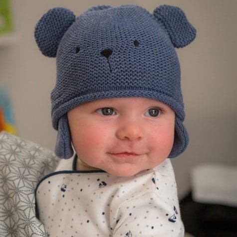 Emotion & Kids Grey Teddy Hat