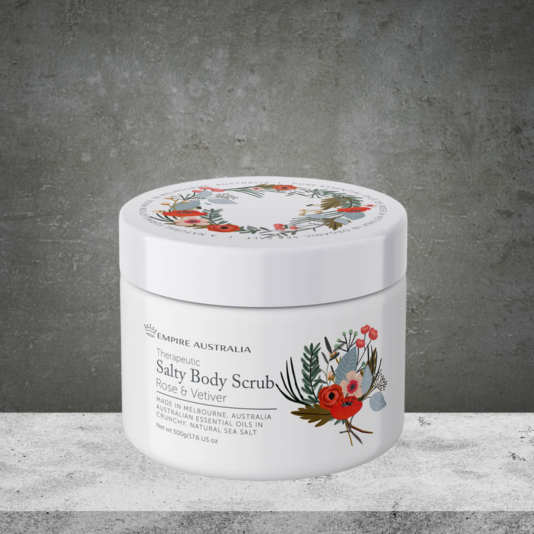 Empire Australia Therapeutic Rose & Vetiver Body Scrub