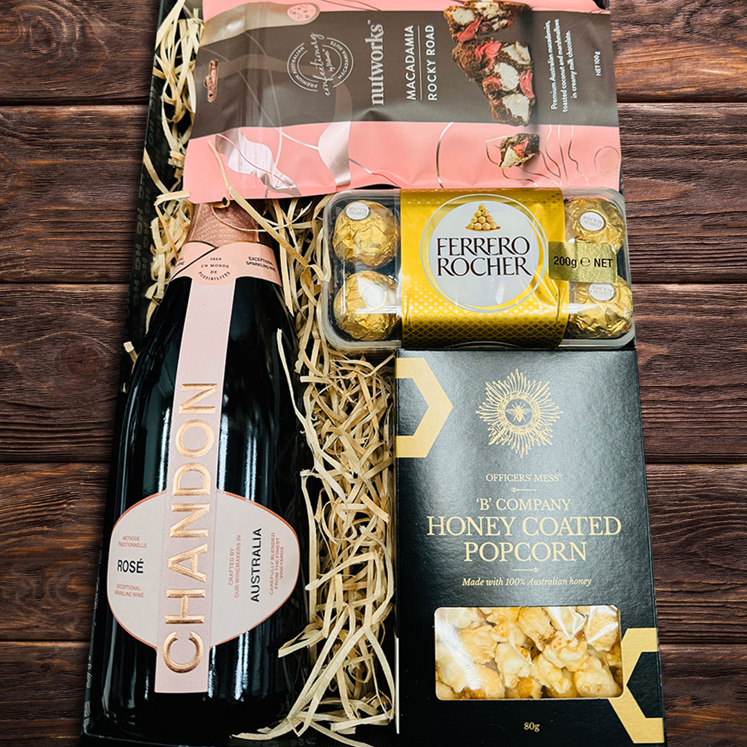 Ferrero, Bubble & Treat Hamper Ingredients