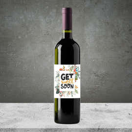 Floral Get Well Soon Shiraz 750ml