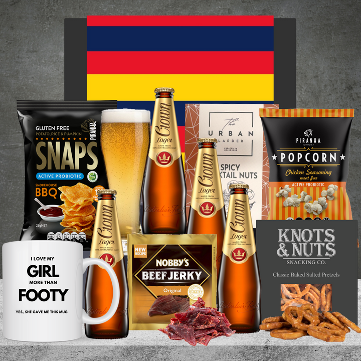 Footy Crown Beer Gift Adelaide Crows