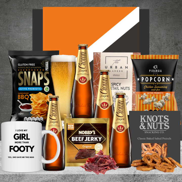 Footy Crown Beer Gift GWS Giants